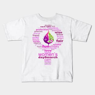 March 8th - IWD - Woman Empowerment Kids T-Shirt